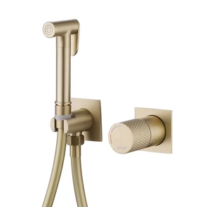 {{photo.Alt || photo.Description || 'Смеситель ABBER Rund AF8725G с гигиеническим душем, золото матовое'}}