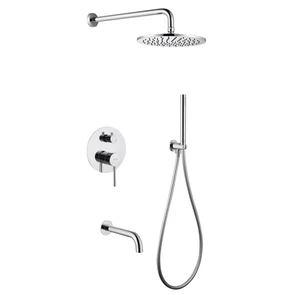 {{photo.Alt || photo.Description || 'Душевая система ABBER Wasser Kreis AF8117 скрытого монтажа с изливом, хром'}}