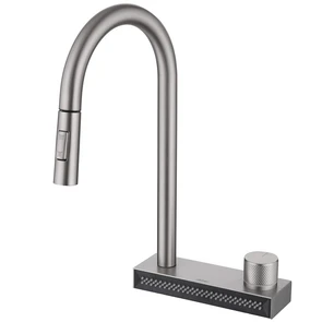 {{photo.Alt || photo.Description || 'Смеситель ABBER Wasser Kreis AF8114SP для кухни с выдвижной лейкой, сатин'}}