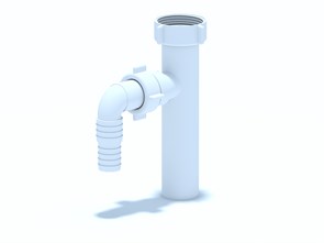 Отвод ст. машины 1 1/4*32, ANI PLAST M220