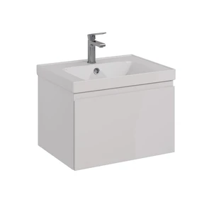 {{photo.Alt || photo.Description || 'Тумба Lemark VEON MINI 60 см под 1 раковину, подвесная,1 ящик, цвет корпуса, фасада: Белый глянец'}}