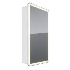 {{photo.Alt || photo.Description || 'Шкаф зеркальный Lemark ELEMENT 45х80 см 1 дверный, петли справа, с подсветкой, с розеткой, цвет корп'}}