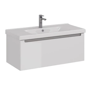 {{photo.Alt || photo.Description || 'Тумба Lemark BUNO MINI 100 см под 1 раковину, подвесная, 1 ящик, цвет планки: Серый, цвет корпуса, ф'}}