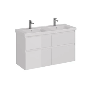 {{photo.Alt || photo.Description || 'Тумба Lemark COMBI 125 см под 2 раковины, подвесная/напольная,4 ящика, цвет корпуса, фасада: Белый г'}}