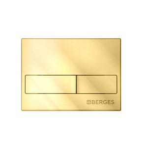 Кнопка  для инсталляции NOVUM L9 золото глянец, BERGES 040019