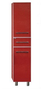 Шкаф - пенал Misty Гранд Lux 35 L красный Croco Л-Грл05035-049КрЛ Л-Грл05035-049КрЛ