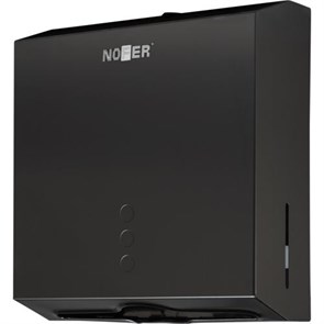 Диспенсер для бумажных полотенец Nofer из  стали черный 04006.N