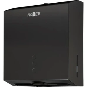 Диспенсер для бумажных полотенец Nofer из  стали черный 04006.N