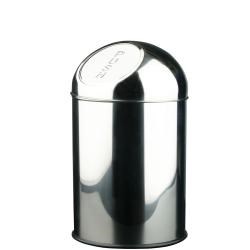 Ведро из нерж. cтали 10л. c крышкой push-open 14114.B, шт 14114.10.B