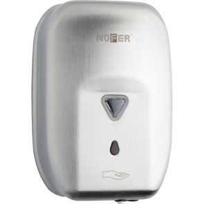 Дозатор для жидкого мыла автоматический Nofer 03023.S сенсорный из нержавеющей стали AISI 304 03023.S