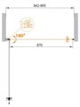 Душевая дверь CEZARES ECO-O-B-1-95-C-Cr ECO-O-B-1-95-C-Cr - фото 101726 Душевая дверь CEZARES ECO-O-B-1-95-C-Cr ECO-O-B-1-95-C-Cr - фото 101726