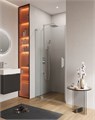 SLIDER-B-1-90/100-BR-BORO Душевая дверь SLIDER-B-1-90/100-BR-BORO - фото 103427