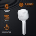 Orange OS063. Душевой гарнитур: ручной душ 110 мм, штанга 900 мм с возможностью установки в старые отверстия (VARIO), растягивающийся шланг 1500-1800 мм, быстросъемная мыльница OS063