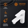 Orange Aristo M19-021w однозахватный смеситель для раковины без донного клапана, цвет: белый глянец M19-021w
