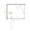 Душевой уголок CEZARES SLIDER-AH-1-80-90/100-C-GM SLIDER-AH-1-80-90/100-C-GM - фото 104990 Душевой уголок CEZARES SLIDER-AH-1-80-90/100-C-GM SLIDER-AH-1-80-90/100-C-GM - фото 104990
