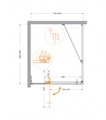 Душевой уголок CEZARES SLIDER-AH-1-80-90/100-C-GM SLIDER-AH-1-80-90/100-C-GM - фото 104993 Душевой уголок CEZARES SLIDER-AH-1-80-90/100-C-GM SLIDER-AH-1-80-90/100-C-GM - фото 104993