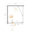 Душевой уголок CEZARES SLIDER-AH-1-80-90/100-C-GM SLIDER-AH-1-80-90/100-C-GM - фото 104997 Душевой уголок CEZARES SLIDER-AH-1-80-90/100-C-GM SLIDER-AH-1-80-90/100-C-GM - фото 104997
