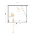 Душевой уголок CEZARES SLIDER-AH-1-80-90/100-C-GM SLIDER-AH-1-80-90/100-C-GM - фото 105009 Душевой уголок CEZARES SLIDER-AH-1-80-90/100-C-GM SLIDER-AH-1-80-90/100-C-GM - фото 105009