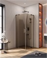 SLIDER-A-2-70/80-BR-NERO Душевой уголок SLIDER-A-2-70/80-BR-NERO