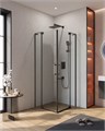 SLIDER-A-2-70/80-BR-NERO Душевой уголок SLIDER-A-2-70/80-BR-NERO