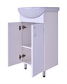 Orange Лайт LA-45TUW+RA Тумба напольная с раковиной, белый LA-45TUW+RA