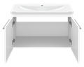 CATANIA - 80 Тумба подвесная белая (эмаль) CAT-01080-074П