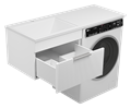 ENFIDA - 60 Тумба подвесная 1 ящ. под стир. машину, белая мат. эмаль ENF-09060-011Я ENFIDA - 60 Тумба подвесная 1 ящ. под стир. машину, белая мат. эмаль ENF-09060-011Я