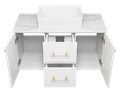 Тумба под раковину Brevita Shanel 100 подвесная (белая) SHA-09100-01-01-2Я