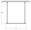 Душевая перегородка CEZARES LIBERTA-L-2-90-120-BR-NERO LIBERTA-L-2-90-120-BR-NERO - фото 116979 Душевая перегородка CEZARES LIBERTA-L-2-90-120-BR-NERO LIBERTA-L-2-90-120-BR-NERO - фото 116979
