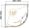 Душевой уголок CEZARES MOLVENO-R-1-100-C-Cr-IV MOLVENO-R-1-100-C-Cr-IV - фото 117770 Душевой уголок CEZARES MOLVENO-R-1-100-C-Cr-IV MOLVENO-R-1-100-C-Cr-IV - фото 117770