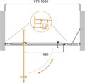 Душевая дверь CEZARES MOLVENO-BA-11-80+20-C-Cr-IV MOLVENO-BA-11-80+20-C-Cr-IV - фото 121159 Душевая дверь CEZARES MOLVENO-BA-11-80+20-C-Cr-IV MOLVENO-BA-11-80+20-C-Cr-IV - фото 121159