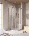 RELAX-304-R-2-90-C-GM Душевой уголок, отделка Оружейная сталь RELAX-304-R-2-90-C-GM - фото 123010
