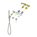 Душевая система встроенная Saona SX-2349/17SM Золото матовое 068913105 - фото 126617 Душевая система встроенная Saona SX-2349/17SM Золото матовое 068913105 - фото 126617