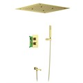Душевая система встроенная с термостатом Petruma SX-5019/17SM Золото матовое 530570597 - фото 126659