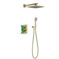 Душевая система встроенная с термостатом Petruma SX-5059/17SM Золото матовое 377916513 - фото 126682
