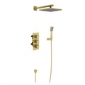 Душевая система встроенная с термостатом Tetra-Thermo SX-0179/17SM Золото матовое 938865451 - фото 126761