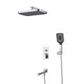 Душевой комплект встраиваемый с изливом BelBagno DUE-VDSET-CRM DUE-VDSET-CRM - фото 127057