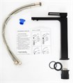 Смеситель BelBagno LUCE для накладных раковин LUC-LMC-NERO-W0 LUC-LMC-NERO-W0 - фото 127698 Смеситель BelBagno LUCE для накладных раковин LUC-LMC-NERO-W0 LUC-LMC-NERO-W0 - фото 127698