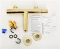 Смеситель для ванны и душа BelBagno UNO-VASM/DFS-ORO в комплекте с ручным душем, шлангом и держателем. UNO-VASM/DFS-ORO - фото 128086 Смеситель для ванны и душа BelBagno UNO-VASM/DFS-ORO в комплекте с ручным душем, шлангом и держателем. UNO-VASM/DFS-ORO - фото 128086