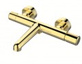 Смеситель для ванны и душа BelBagno UNO-VASM/DFS-ORO в комплекте с ручным душем, шлангом и держателем. UNO-VASM/DFS-ORO - фото 128091 Смеситель для ванны и душа BelBagno UNO-VASM/DFS-ORO в комплекте с ручным душем, шлангом и держателем. UNO-VASM/DFS-ORO - фото 128091