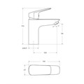 Cмеситель для раковины BelBagno DUE-LVM-CRM-W0 без донного клапана DUE-LVM-CRM-W0 - фото 128259 Cмеситель для раковины BelBagno DUE-LVM-CRM-W0 без донного клапана DUE-LVM-CRM-W0 - фото 128259