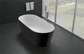 Акриловая ванна без перелива BELBAGNO BB71-1700-NERO-W0, 1700x800x600 BB71-1700-NERO-W0