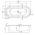 Акриловая ванна BELBAGNO BB12-1775 BB12-1775 - фото 128910 Акриловая ванна BELBAGNO BB12-1775 BB12-1775 - фото 128910