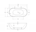 Акриловая ванна BelBagno BB28 BB28