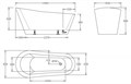 Акриловая ванна без перелива BELBAGNO BB63-1800-W0, 1800х870х850 BB63-1800-W0 - фото 129164 Акриловая ванна без перелива BELBAGNO BB63-1800-W0, 1800х870х850 BB63-1800-W0 - фото 129164
