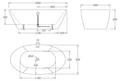 Акриловая ванна BelBagno BB68-1800 BB68-1800