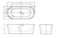 Акриловая ванна BELBAGNO BB306-1485 BB306-1485 - фото 129348 Акриловая ванна BELBAGNO BB306-1485 BB306-1485 - фото 129348