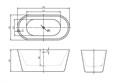 Акриловая ванна BELBAGNO BB306-1485 BB306-1485 - фото 129351 Акриловая ванна BELBAGNO BB306-1485 BB306-1485 - фото 129351