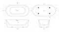 Акриловая ванна BELBAGNO BB306-1585 BB306-1585 - фото 129360 Акриловая ванна BELBAGNO BB306-1585 BB306-1585 - фото 129360