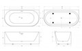 Акриловая ванна BELBAGNO BB412-1700-800-MATT, пристенная, белая матовая BB412-1700-800-MATT - фото 129554 Акриловая ванна BELBAGNO BB412-1700-800-MATT, пристенная, белая матовая BB412-1700-800-MATT - фото 129554